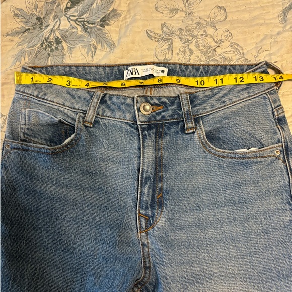 Zara LONG Wide Leg Jeans - Picture 3 of 5